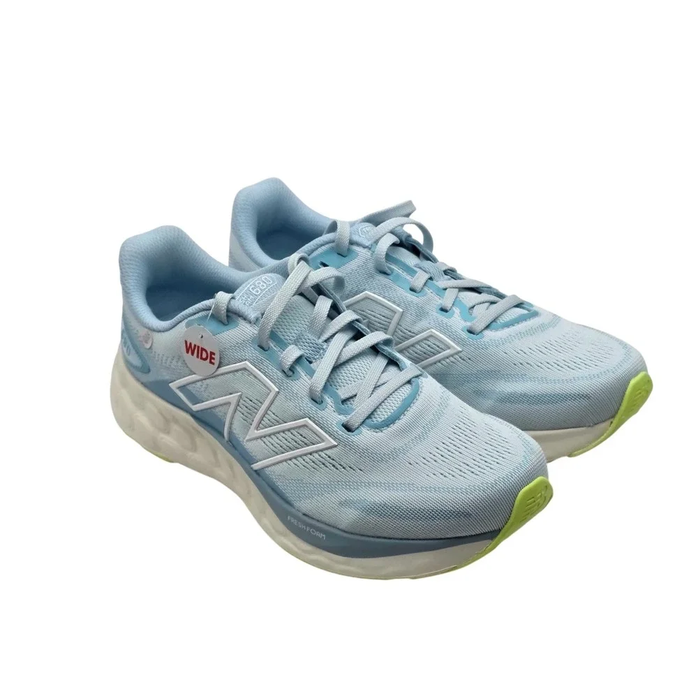 New Balance Fresh Foam 680 v8 Running Shoes Womens Size 8 D Wide Blue W680LT8